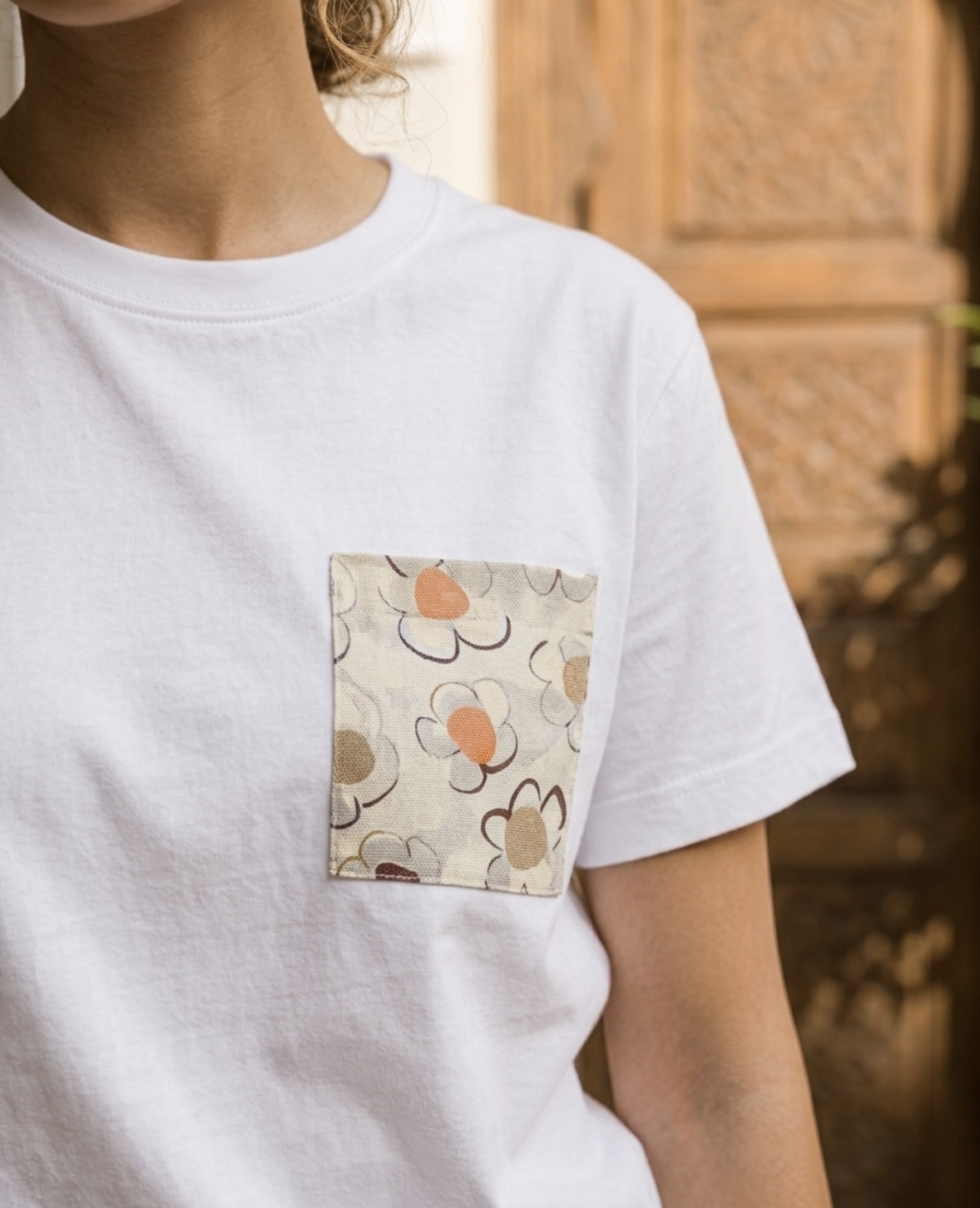 The Sahara Blossom pocket t-shirt